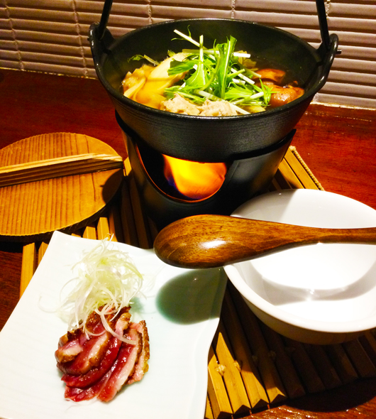 京鴨ずくしの小鍋